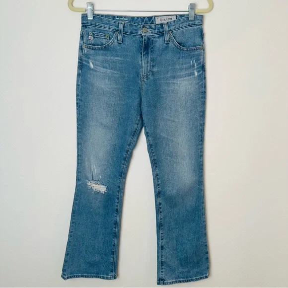 AG Jodi Crop Jeans Adriano Goldschmied high rise slim flare crop - Picture 2 of 10